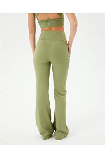 Ayma Active Matcha Pocket Flare Pants