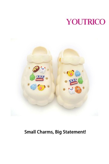 Youtrico Colorful Cartoon Jibbitz Charms - PVC Slipper Ornament Set