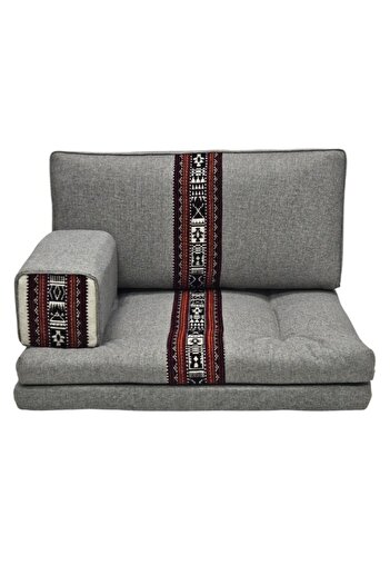 smart home Traditional Arabic Floor Seating Set for Two (70x100x60cm) – Comfortable Arabic Majlis Furniture