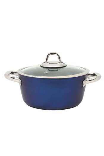 Leggno Master Daily 22cm Deep Pot-Metallic Blue