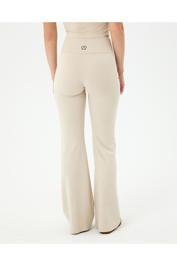 Ayma Active Cream Pocket Flare Pants