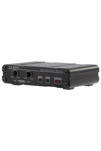YAESU SCU-17 CAT / sound card interface with sound card input