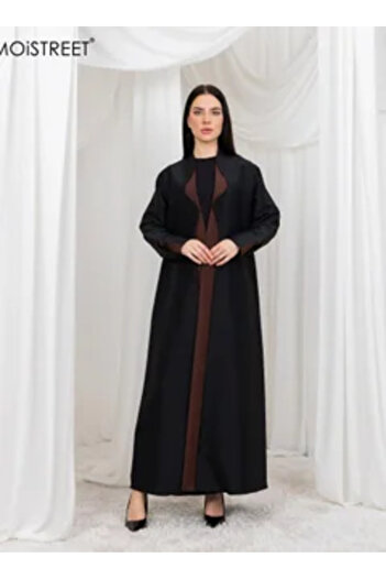 MOiSTREET Bridal Satin Abaya