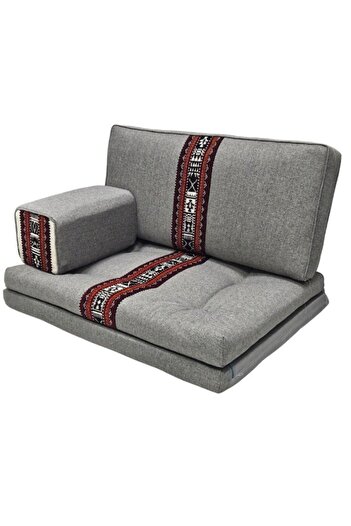 smart home Traditional Arabic Floor Seating Set for Two (70x100x60cm) – Comfortable Arabic Majlis Furniture
