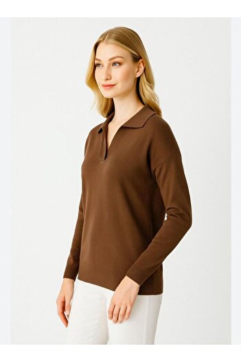 MILANOFOX Polo Neck Long Sleeve Seasonal Sweater