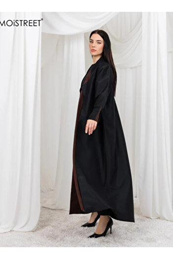 MOiSTREET Bridal Satin Abaya