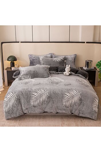 JOJO HOME Cocolino Double Bed Linen, 4 pieces, with ELASTIC, Forest