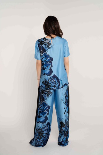 DALYDRESS Floral Wide-Leg Pants