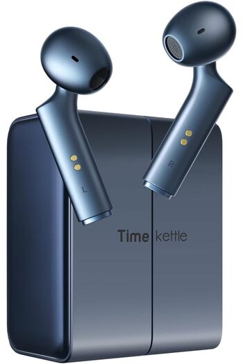 Timekettle W4 Translator Earbuds, Real-Time AI Translation in 40 Languages, Wireless Bluetooth Earphones with T