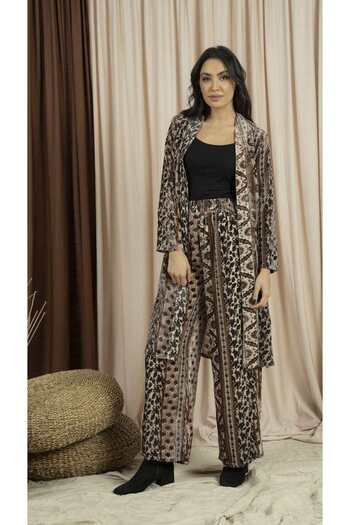 Nichii Floral Wide-Leg Pants