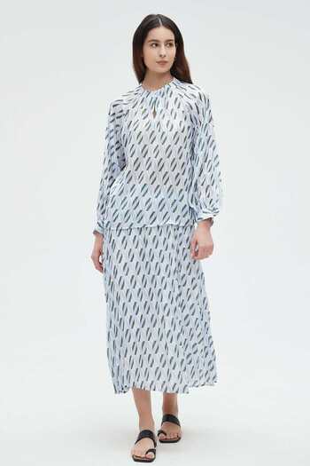 Nichii Printed Midi Skirt