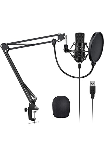 ON Electronics YOTTO Condenser Microphone USB Recording Microphone for Desktop and Laptop MAC Windows
