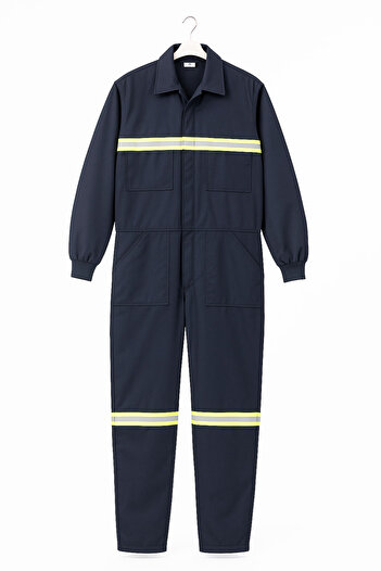 Çamdalı İş Elbiseleri Softshell Boy Jumpsuit Waterproof with Reflective Elements and Zipper
