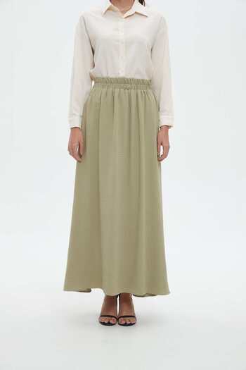 Nichii Solid Maxi Skirt