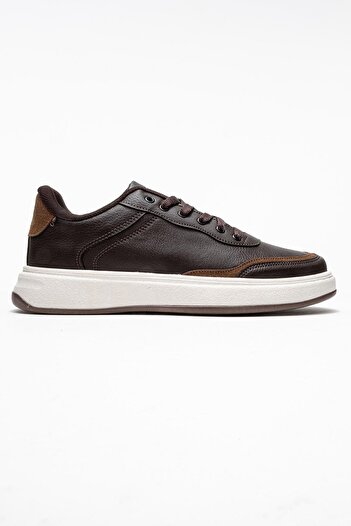 CCWAY AYAKKABI Lace-Up Men's Sneakers Brown Brown