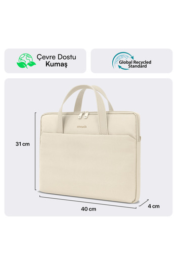 Mack Mce-1514 15.6\" Nova Eco Notebook Bag Latte