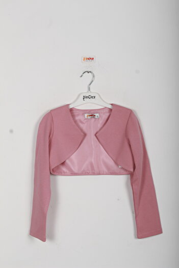 incity Girls' Long Sleeve Stylish Bolero