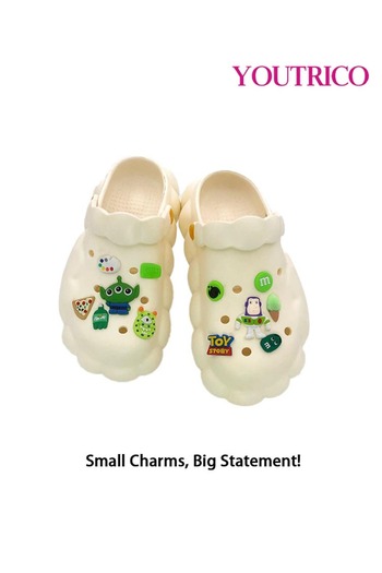 Youtrico Colorful Cartoon Jibbitz Charms - PVC Slipper Ornament Set