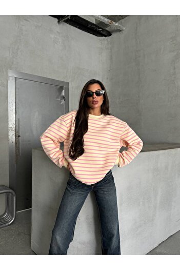 dolu butik STRIPED SWEATSHIRT
