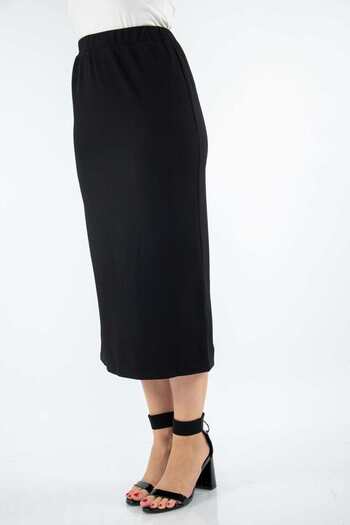 Nichii Solid Midi Skirt