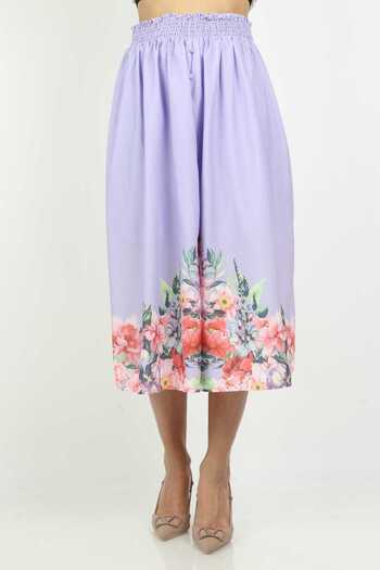Nichii Floral Midi Skirt