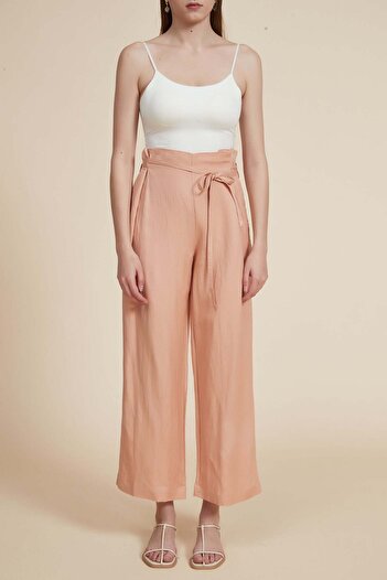 Yola Full Length Loose Pants with Tie