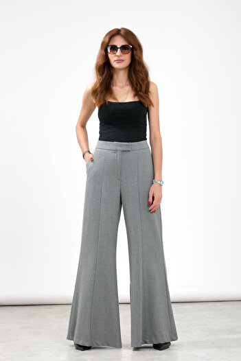 LA PANTE Belted Spanish Trousers with Tassels