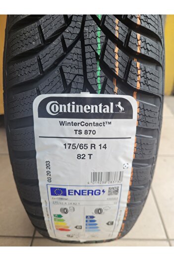 Continental 175/65R14 Winter Contact TS870 82T Set Olarak (4 ADET) 2025 Üretim*