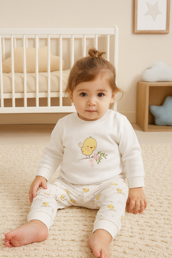 Kidaxi Kd53111 Baby Girl 2-Piece Printed Set (6-9 / 9-12 / 18-24 / 24-36 Months)