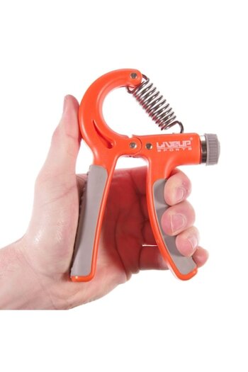 SHOPIENS Hand Flexor, LiveUp Sports, Adjustable, Orange, Capacity 5-20kg, MYONNA IT & E- COMMERCE ®