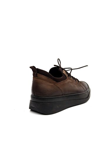 Venüs 2551701K Women's Genuine Leather Stretch Rubber Lace Thick Sole Casual Shoes
