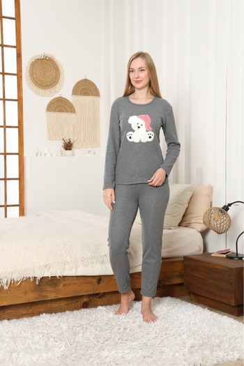 LİLA İÇ GİYİM Teenager-Approved Interlock Pajama Set