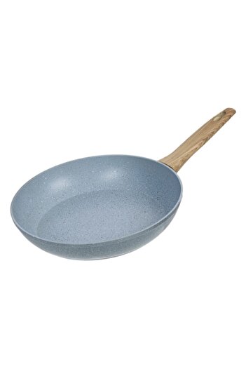 SHOPIENS Nonstick Frying Pan, Forged Aluminum, 28 cm, Grey, Induction Compatible, Bakelite Handle