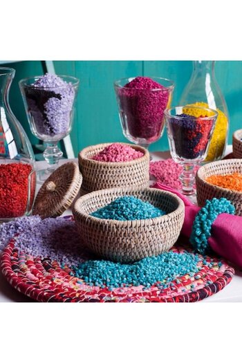 OEM Decorative Gravel, Turquoise, Granulation 2-3mm, Capacity 500g