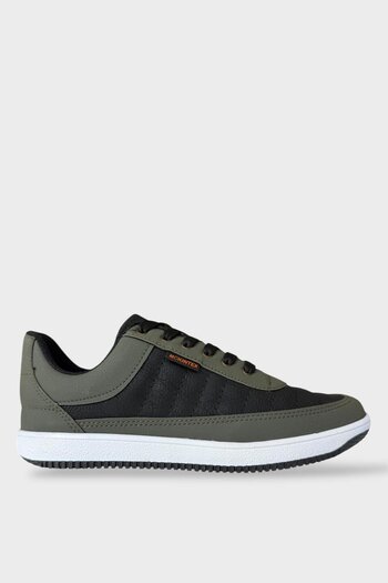 Liger Men's Orthopedic Daily Walking Comfortable Sports Shoes Khaki - Black