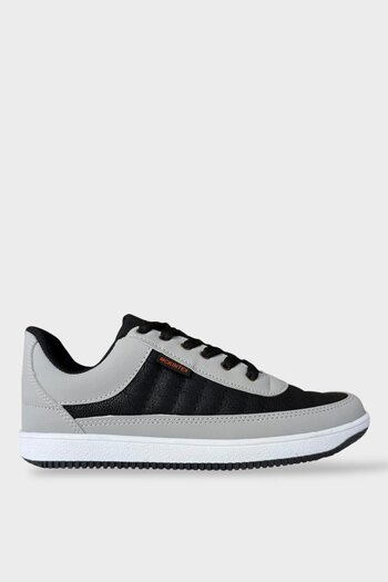 Liger Men's Orthopedic Daily Walking Comfortable Sports Shoes Gray - Black