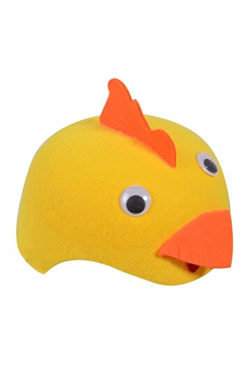 OEM Children's Disguise Hat, Chick, Soft Material, Yellow, Elastic