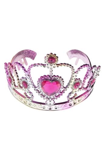SHOPIENS Tiara and Wand Set, Multicolor, Plastic, 2 Pieces, MYONNA IT & E- COMMERCE ®