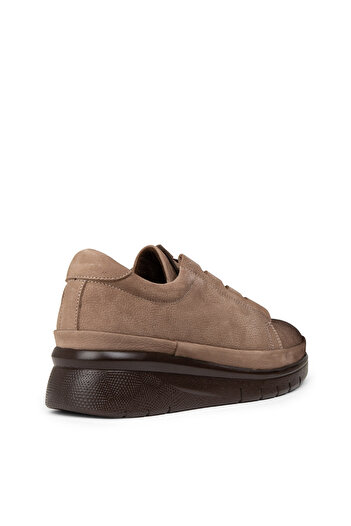 Deery Women's Genuine Nubuck Mink Color Casual Shoes