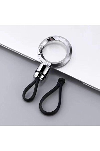Choice Silver New Car Keychain Men's High-end Car Lanyard Simple Women's Keychain Anti Loss Car Supplies