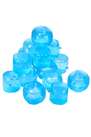 SHOPIENS Reusable Ice Cubes, Cube Model, Set of 18 Pieces, Multicolor, MYONNA IT & E-COMMERCE