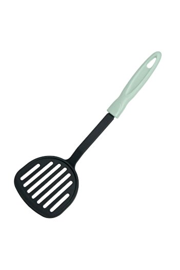 SHOPIENS Plastic Spatula 32 cm - Anthracite with Mint Green Handle