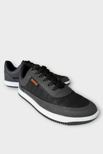 Liger Men's Orthopedic Daily Walking Comfortable Sports Shoes Smoked Black
