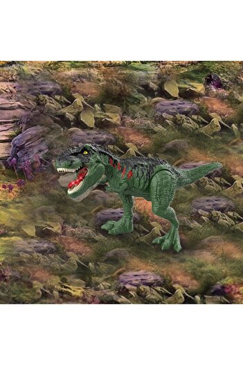 SHOPIENS Interactive Dinosaur, T-Rex, Sound and Light, Green, 36cm, MYONNA IT & E- COMMERCE ®