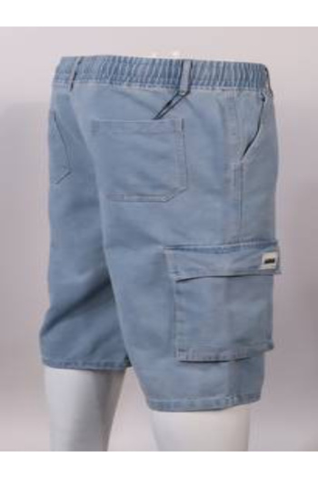 Red Planet Men’s Denim Bermuda Shorts with Multi Pockets – Casual