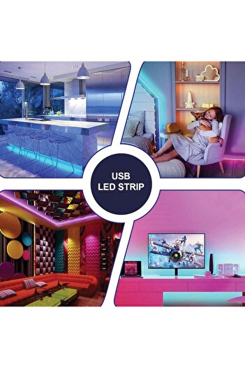 SHOPIENS RGB LED Strip Light with Remote, 12V, 50cm, 21 Functions, 20 Colors, Set of 2 Pieces
