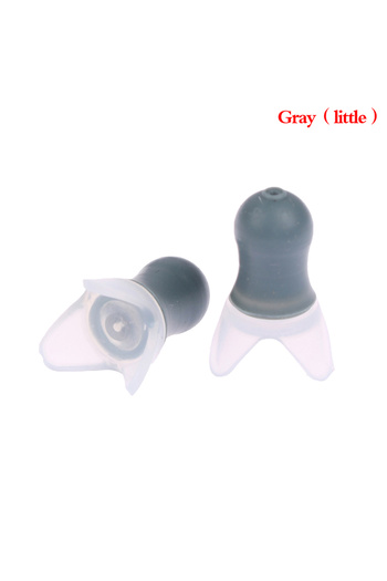 choice2 Gray little 1 Pair Earplugs Pressure Equalization Flight Noise Reduction Sleep Soundproof Noise Canc