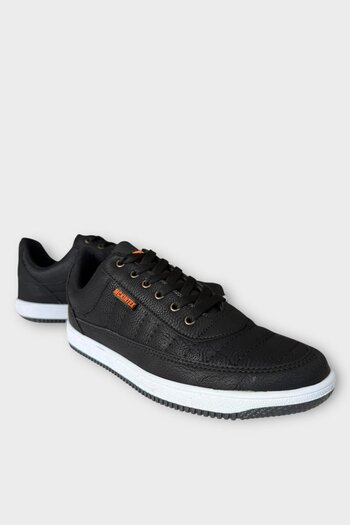 Liger Men's Orthopedic Daily Walking Comfortable Sports Shoes Black - White