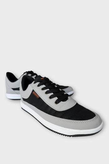 Liger Men's Orthopedic Daily Walking Comfortable Sports Shoes Gray - Black