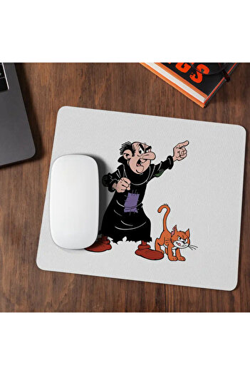 OEM Mousepad Gargamel Azrael The Smurfs Wizard